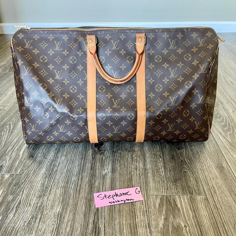 Louis Vuitton Monogram Keepall 55🤎✈️🤎
